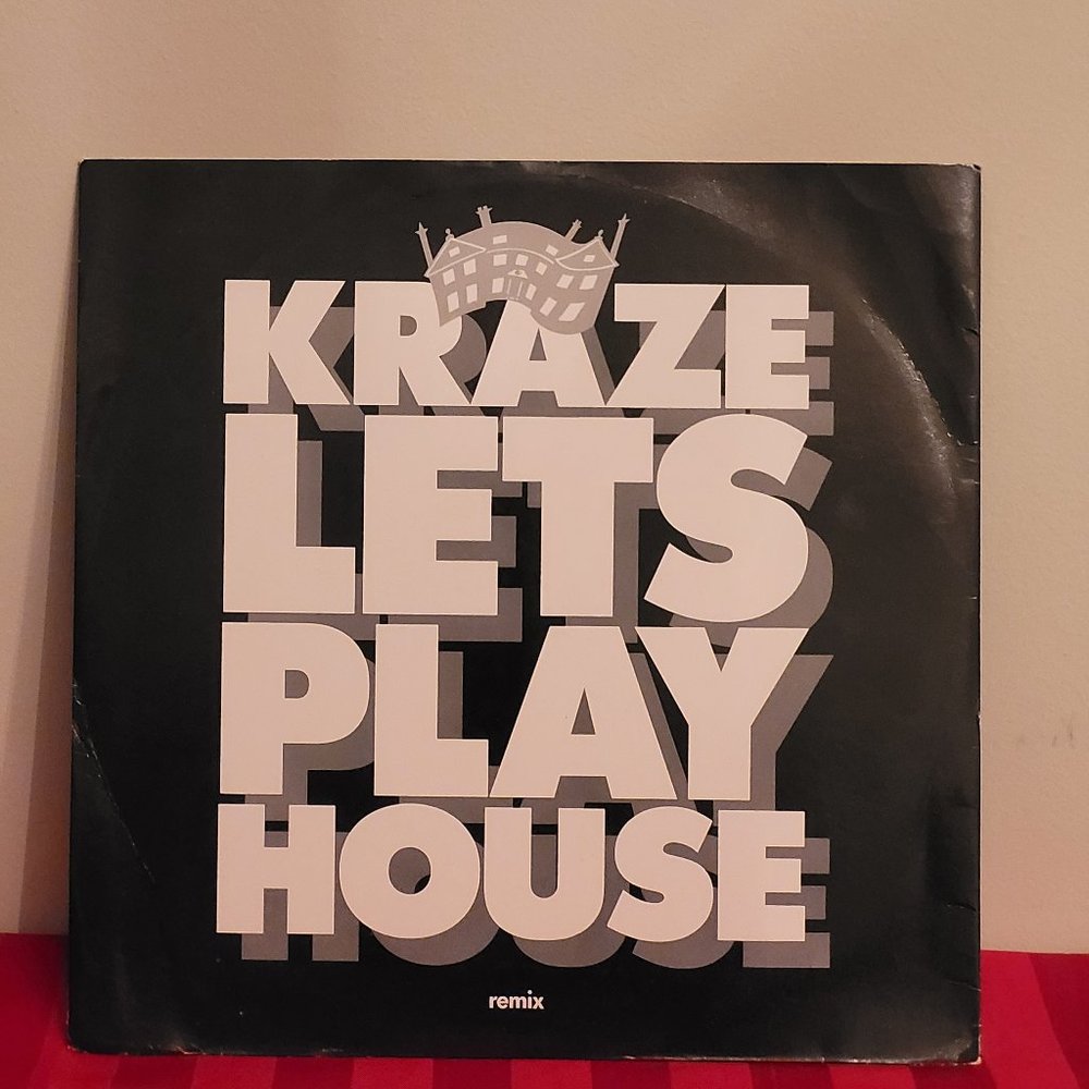 VINTAGE 1989, KRAZE, LET'S PLAY HOUSE 12" E.P.!!!